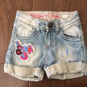 Mes Denim Catimini Toddler Girls 3T Denim Shorts